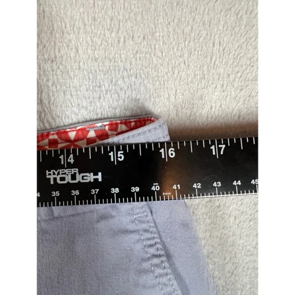 Boden Richmond Shorts Women's 10 Grey Chino Mid Rise Stretch‎ Cotton